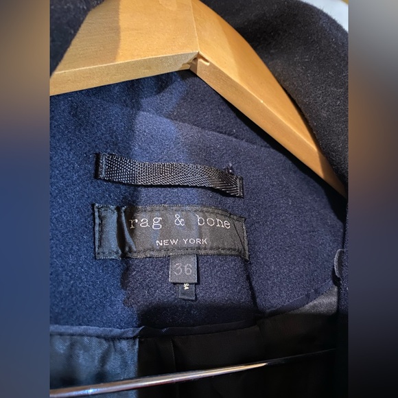 Rag & Bone New York Wool Peacoat - Picture 11 of 12